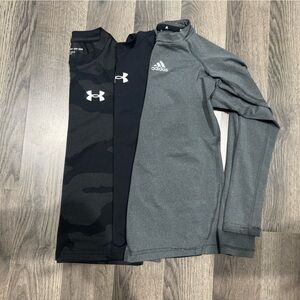 Under Armour Kids Leggings - Black and Gray